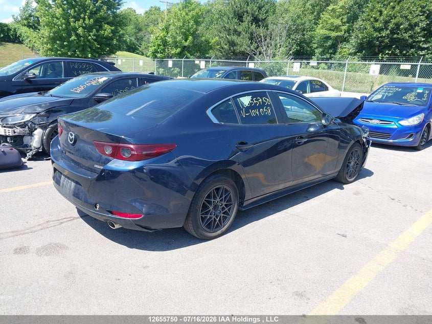 Vin: 3mzbpab7xkm104058, lot: 3065869, mazda mazda3 gx 20194