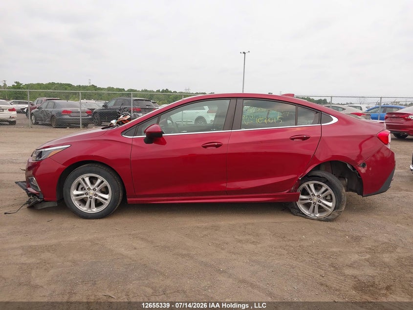 2018 Chevrolet Cruze Lt Auto VIN: 1G1BE5SM8J7107015 Lot: 12655339X