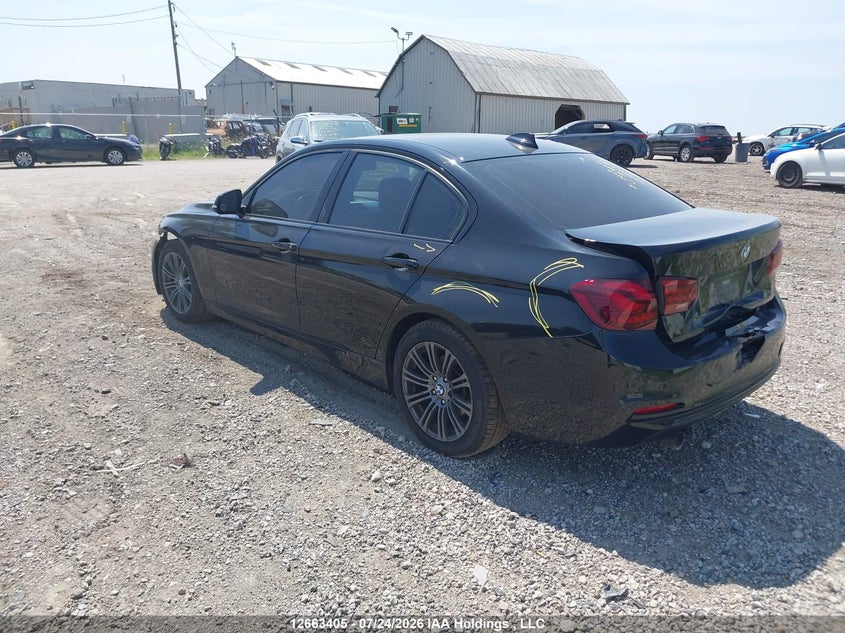 Vin: wba8a3c58hk691283, lot: 3065899, bmw 320 xi 20173