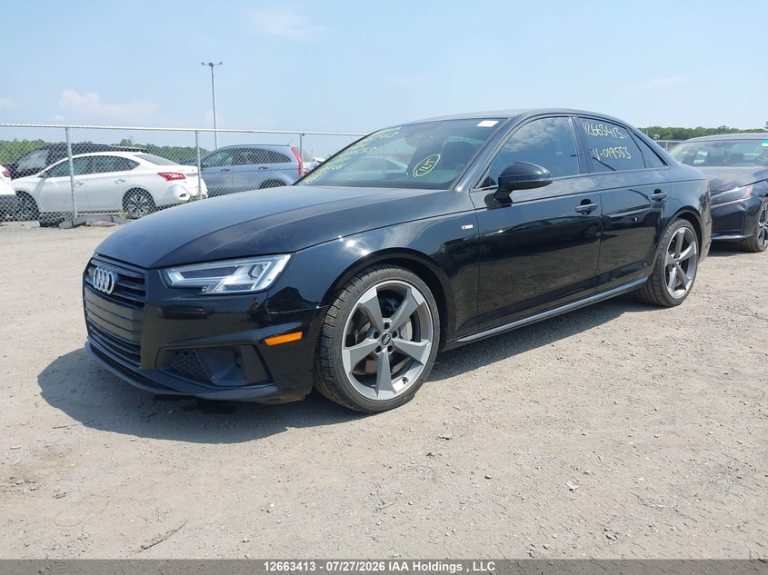 Vin: wauenaf4xkn019553, lot: 3065907, audi a4 45 progressiv 20192
