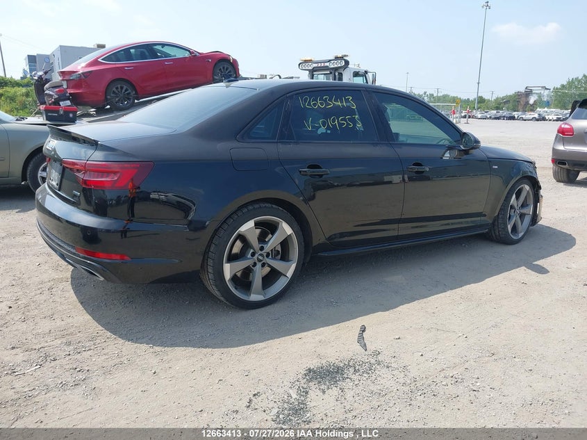 Vin: wauenaf4xkn019553, lot: 3065907, audi a4 45 progressiv 20194