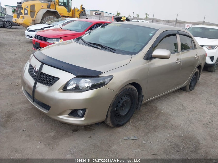 2009 Toyota Corolla, Right Side, IAAI, VIN 2T1BU40E39C186555 — photo 2