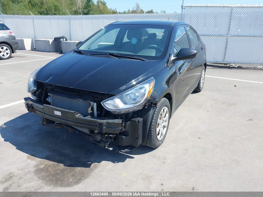 2014 Hyundai Accent, Front, IAAI, VIN KMHCT4AE4EU773510 — photo 2