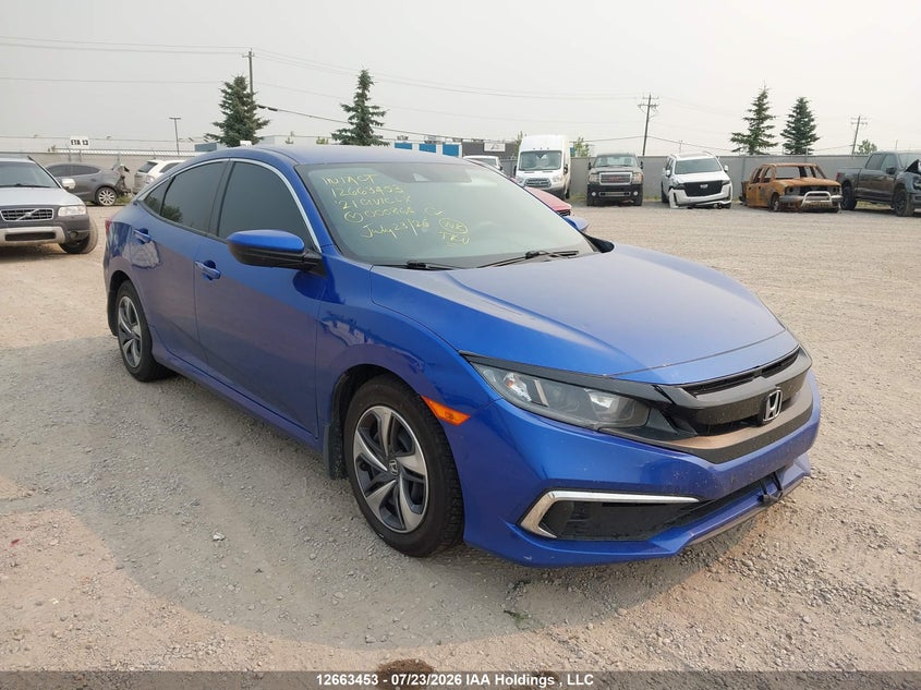 2021 Honda Civic Lx, Front, IAAI, VIN 2HGFC2F58MH000864