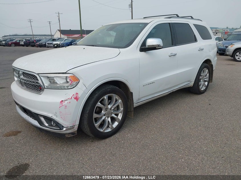 Vin: 1c4sdjet0gc300748, lot: 3065975, dodge durango citadel 20162