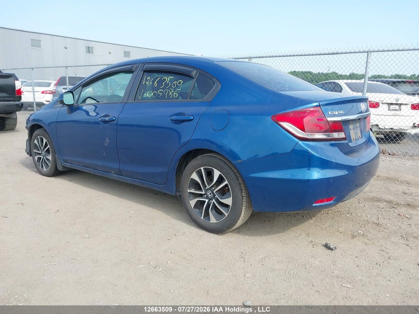 Vin: 2hgfb2e58dh005986, lot: 3066005, honda civic lx 20133
