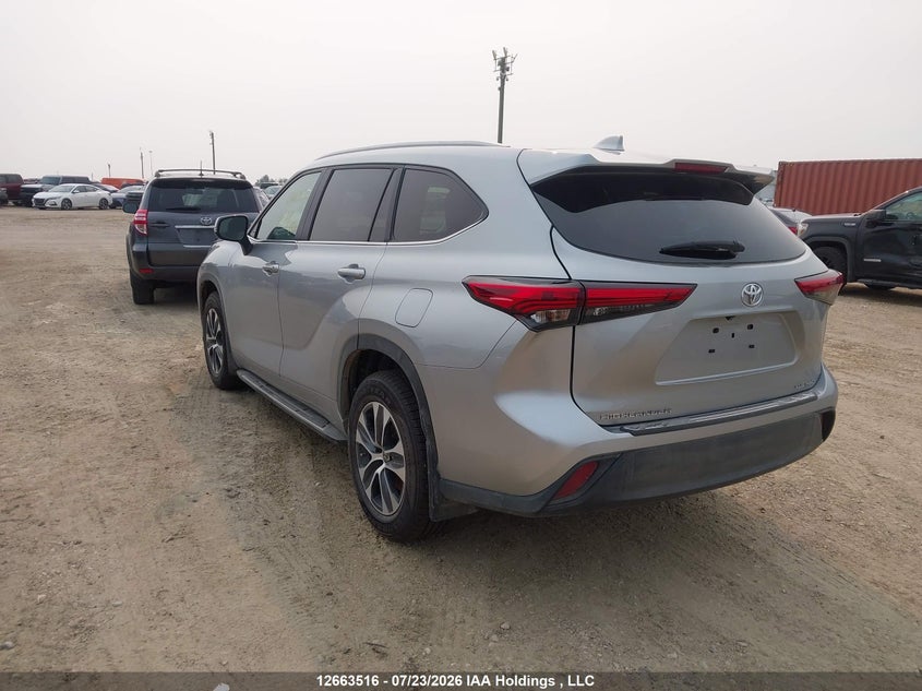 Vin: 5tdkdrbhxps000356, lot: 3066012, toyota highlander xle 20233