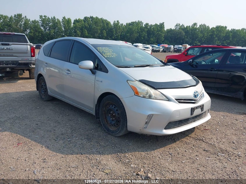 Vin: jtdzn3eu1c3148974, lot: 3066031, toyota prius v 2012 img_1