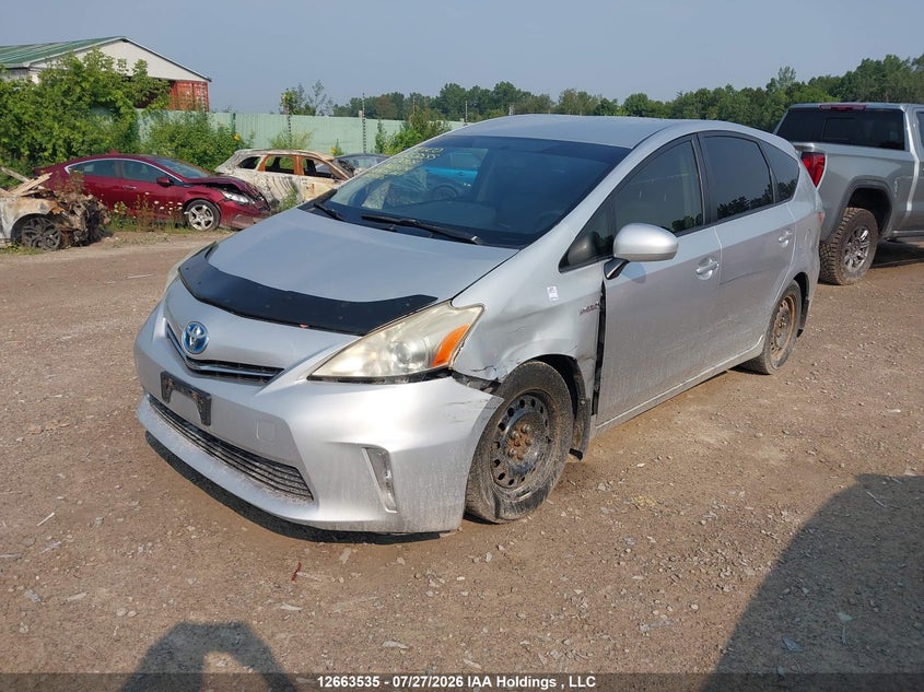 2012 Toyota Prius, Left Side, IAAI, VIN JTDZN3EU1C3148974 — photo 2