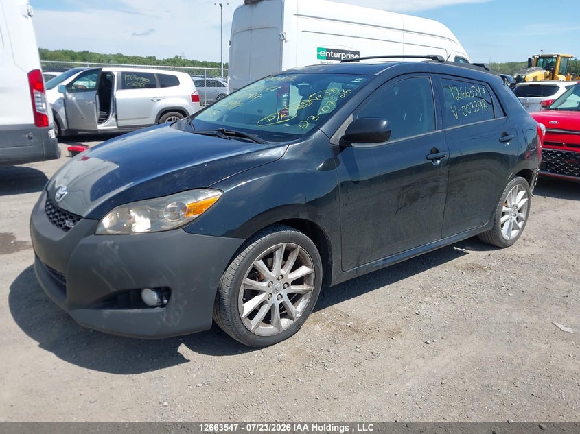 2009 Toyota Matrix, Удар сзади, IAAI, VIN 2T1GE40E59C003398 — фото 2