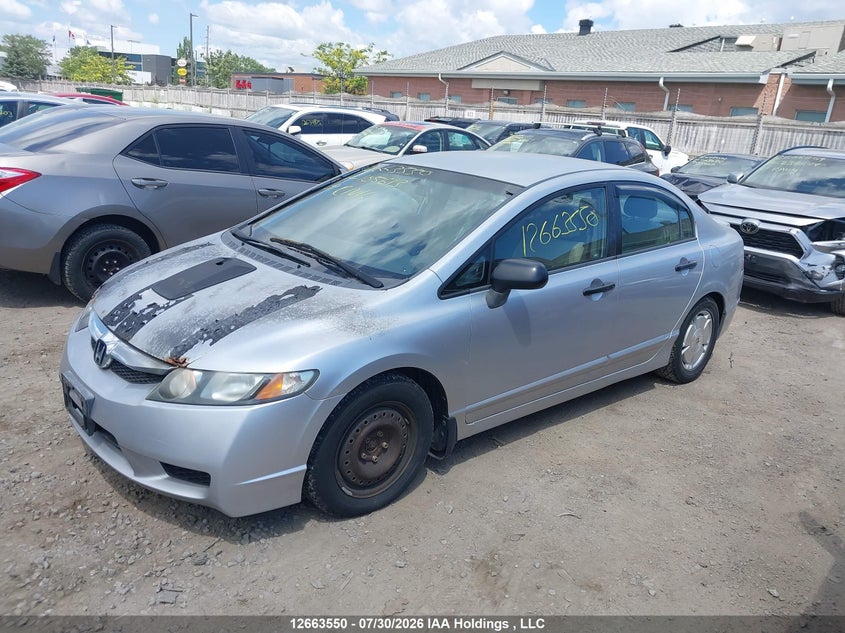 2009 Honda Civic, Благодійність, IAAI, VIN 2HGFA16469H105613 — фото 2