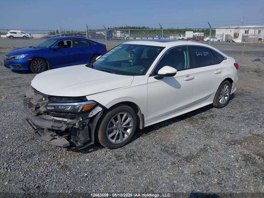 2022 Honda Civic, Front, IAAI, VIN 2HGFE2F34NH116539 — photo 2