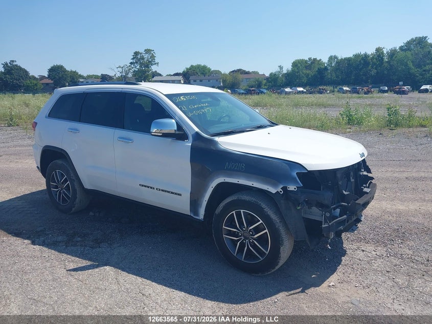 2021 Jeep Grand Cherokee Limited, Изъятое, IAAI, VIN 1C4RJFBG9MC546947