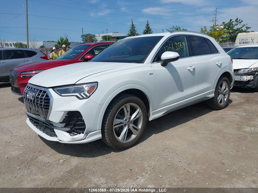 2020 Audi Q3, Front, IAAI, VIN WA1FECF33L1072530 — photo 2