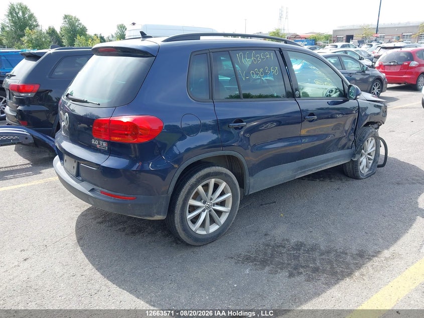 Vin: wvgnv7ax1hk038358, lot: 3066067, volkswagen tiguan 20174