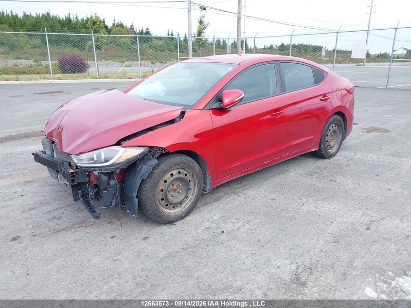 Vin: kmhd84lf0hu336832, lot: 3066069, hyundai elantra se/value/limited 20172