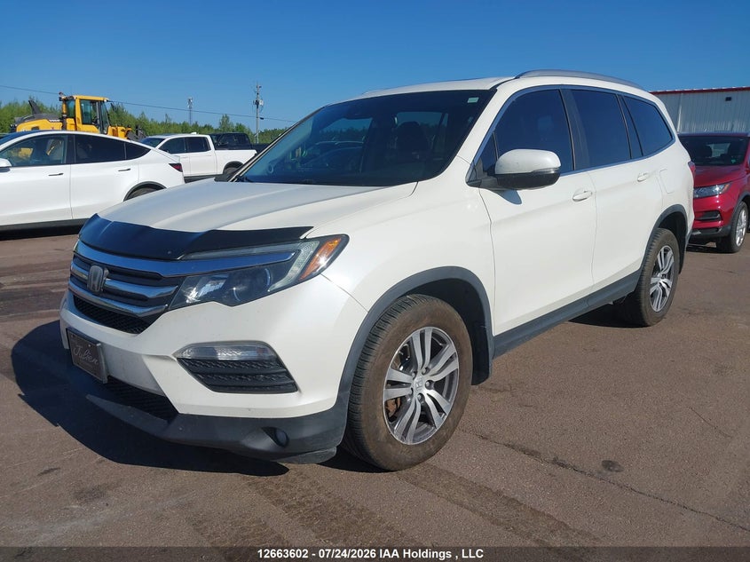 2017 Honda Pilot, Front, IAAI, VIN 5FNYF6H74HB506305 — photo 2