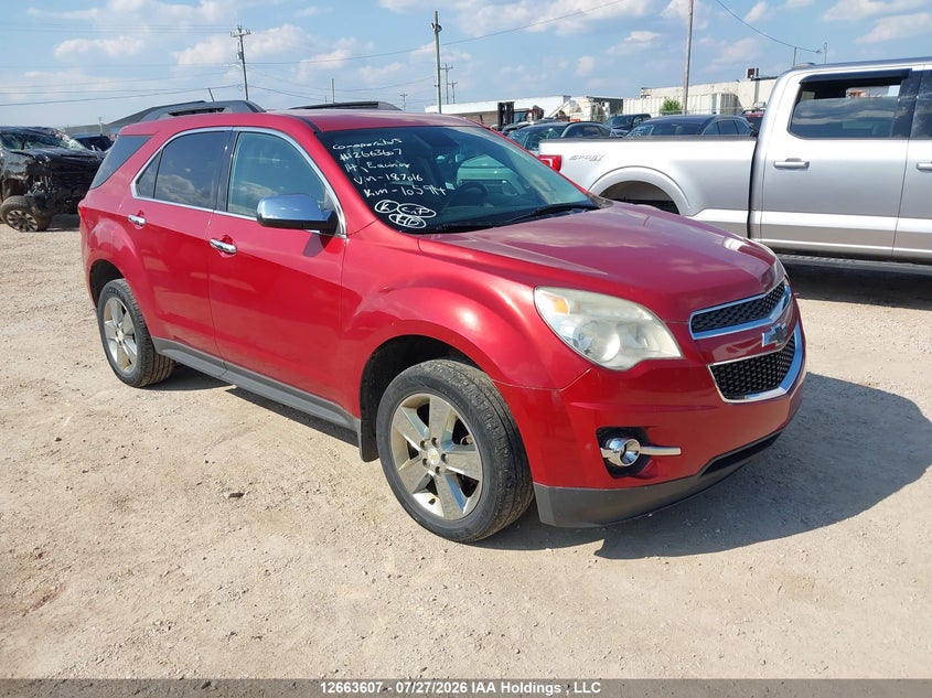 2014 Chevrolet Equinox 2Lt, Rear, IAAI, VIN 2GNFLGE30E6187016