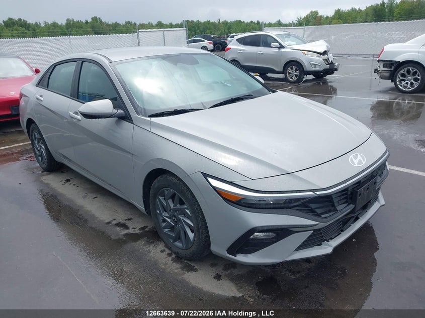 2025 Hyundai Elantra Sel Sport, Front, IAAI, VIN KMHLM4DG0SU050114