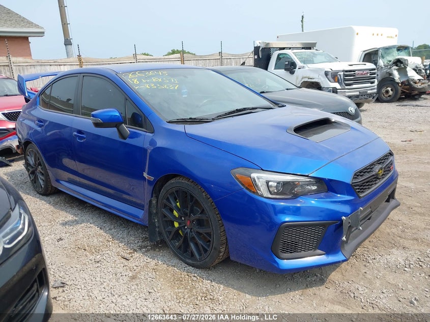 Vin: jf1va2p65j9833837, lot: 3066142, subaru wrx sti sport 2018 img_1