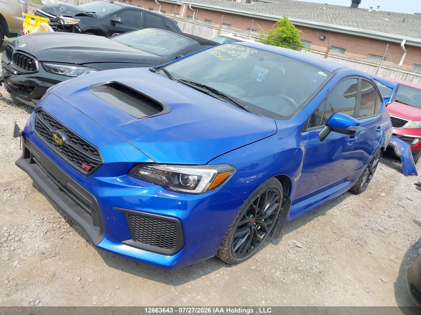 Vin: jf1va2p65j9833837, lot: 3066142, subaru wrx sti sport 20182