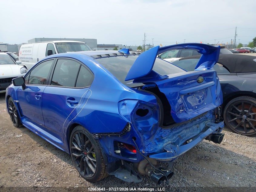 Vin: jf1va2p65j9833837, lot: 3066142, subaru wrx sti sport 20183
