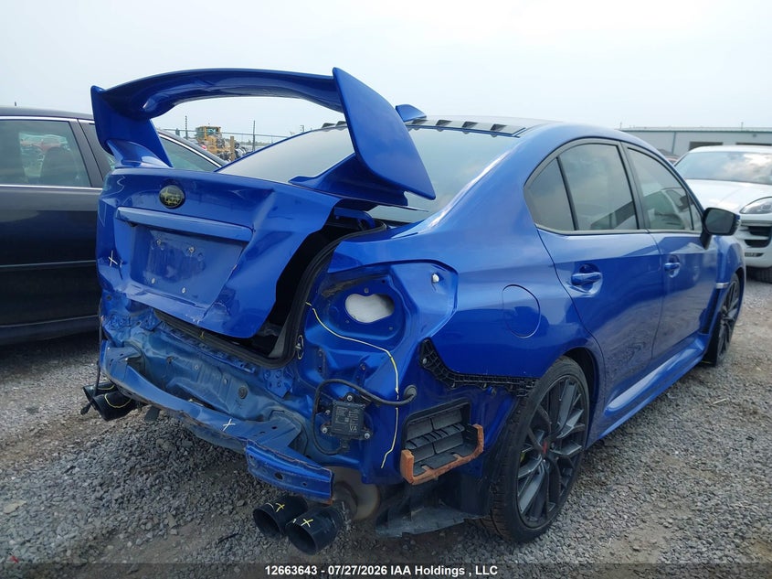 Vin: jf1va2p65j9833837, lot: 3066142, subaru wrx sti sport 20184