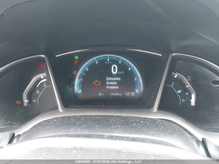 2016 HONDA CIVIC SEDAN 2.0L I-4 DOHC, VVT, REGULAR , 158HP