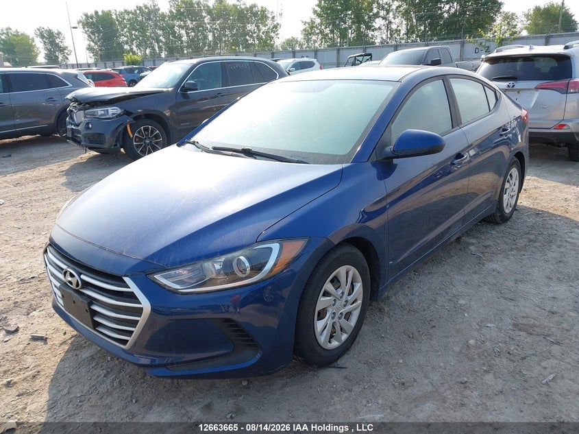 2018 Hyundai Elantra, Затопление, IAAI, VIN 5NPD74LFXJH232050 — фото 2