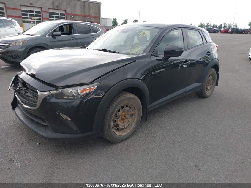2019 Mazda CX-3, Front, IAAI, VIN JM1DKDB7XK0444535 — photo 2