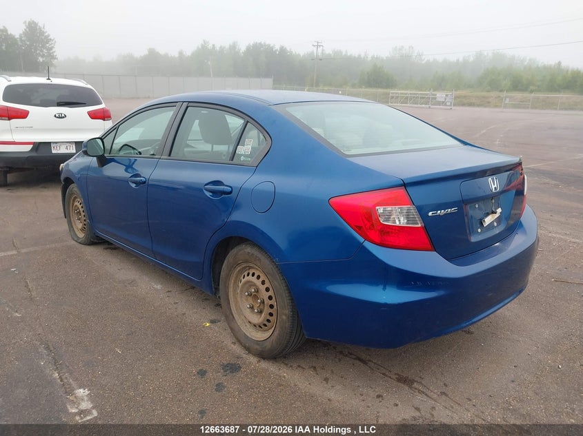 Vin: 2hgfb2f44ch016763, lot: 3066188, honda civic lx 20123