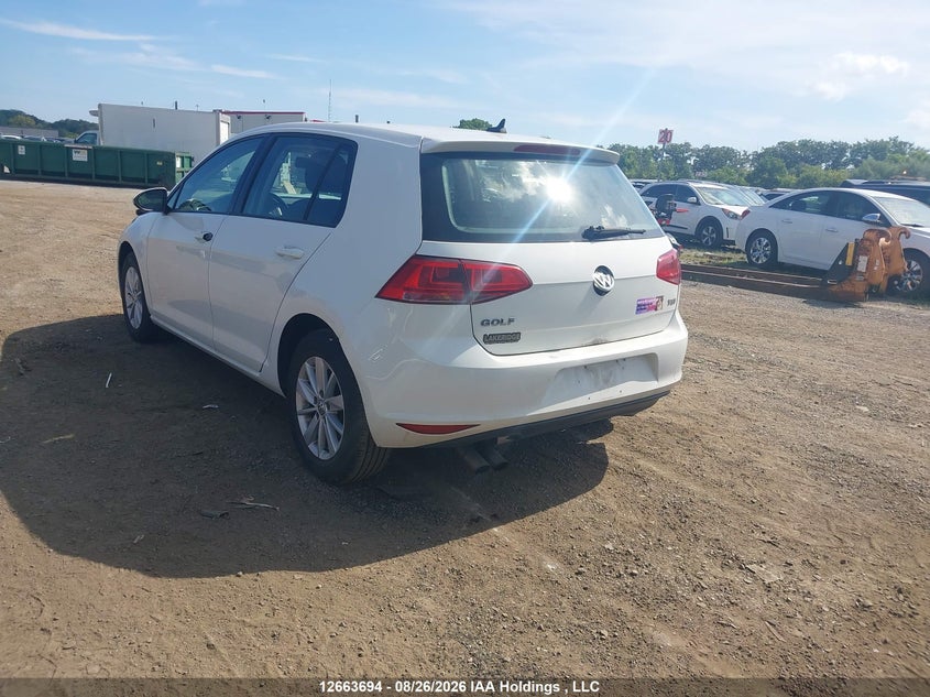 Vin: 3vw217au2gm047079, lot: 3066195, volkswagen golf s/se/sel 20163