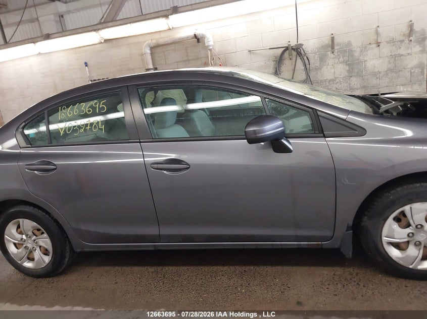 2014 HONDA CIVIC SEDAN 1.8L I-4 VVT, 143HP