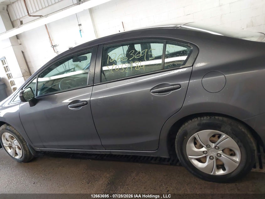 2014 HONDA CIVIC SEDAN 1.8L I-4 VVT, 143HP