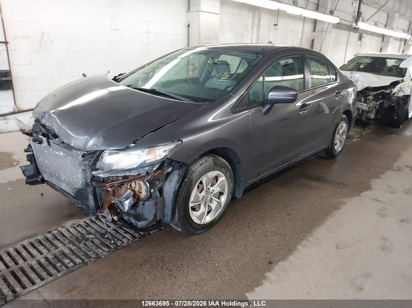 Vin: 2hgfb2f40eh032784, lot: 3066196, honda civic lx 20142