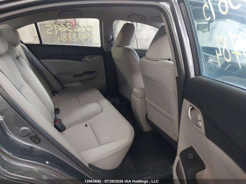2014 HONDA CIVIC SEDAN 1.8L I-4 VVT, 143HP