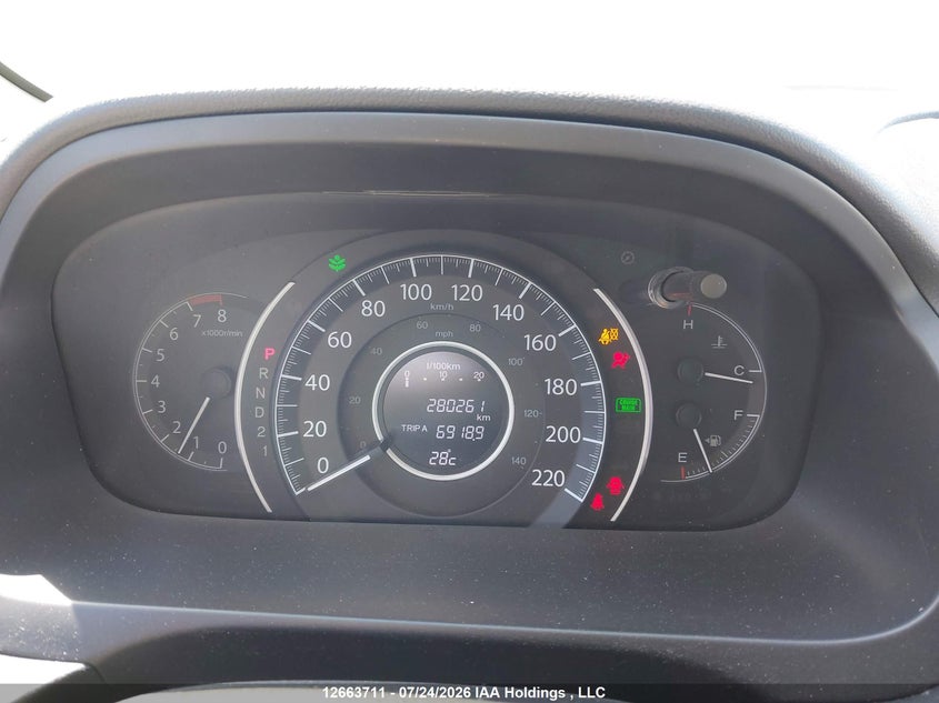 2012 HONDA CR-V SPORT UTILITY VEHICLE 2.4L I-4 DOHC, VVT, 185HP