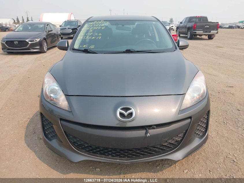 2013 MAZDA 3 SEDAN 2.0L I-4 DI, DOHC, VVT, 155HP