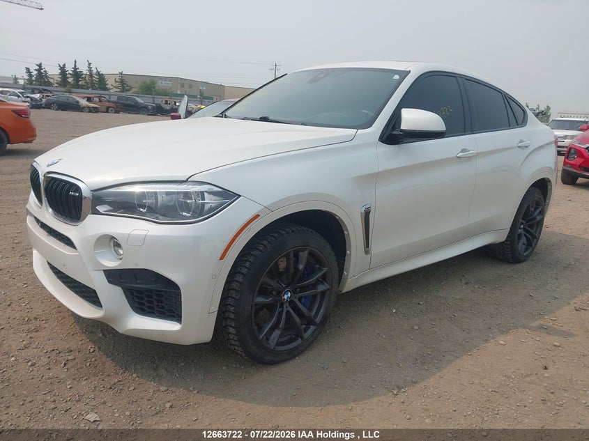 2017 BMW X6 M, Удар спереди, IAAI, VIN 5YMKW8C36H0U71813 — фото 2