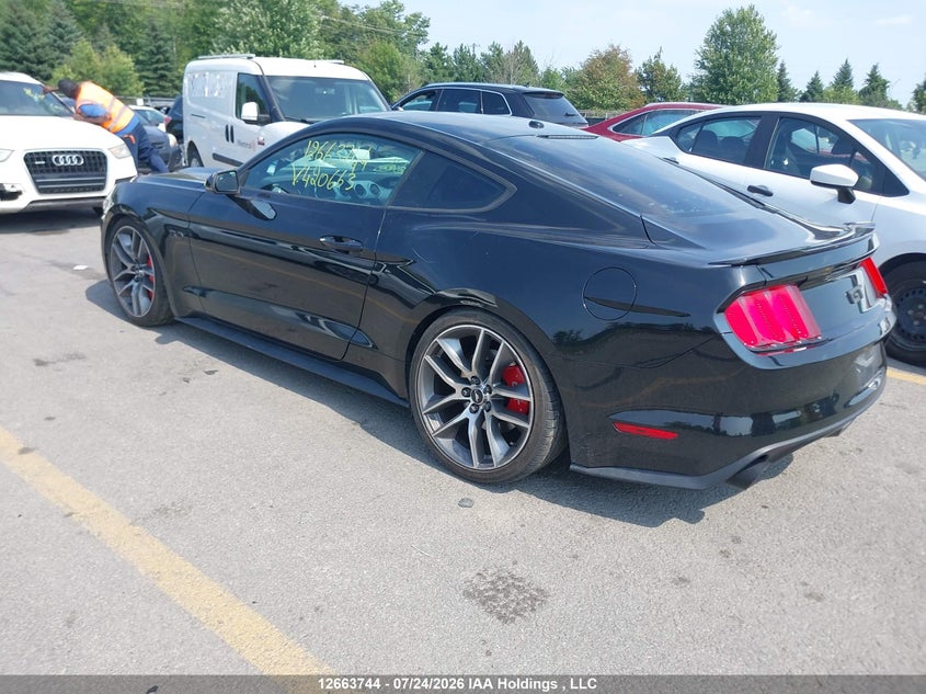 Vin: 1fa6p8cf1f5420663, lot: 3066245, ford mustang gt 20153