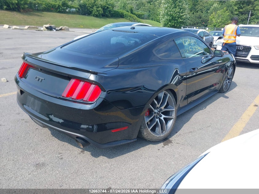 Vin: 1fa6p8cf1f5420663, lot: 3066245, ford mustang gt 20154