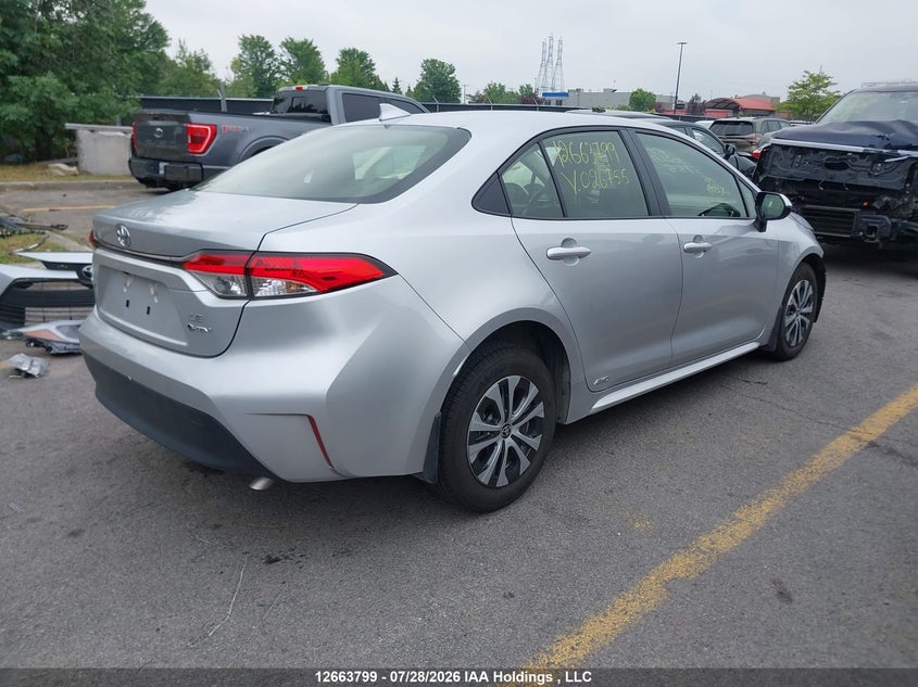 Vin: jtdbdmhe6t3026755, lot: 3066301, toyota corolla hybrid le awd 20264
