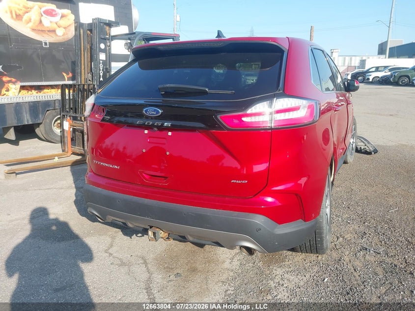 Vin: 2fmpk4k97mba32231, lot: 3066306, ford edge titanium 20214