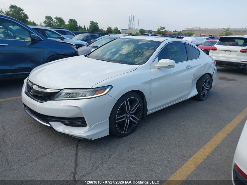 Vin: 1hgct2a92ga800379, lot: 3066312, honda accord touring 20162