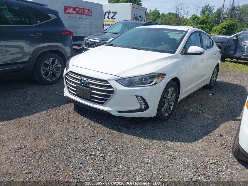 Vin: kmhd84lf5ju478115, lot: 3066369, hyundai elantra sel/value/limited 20182