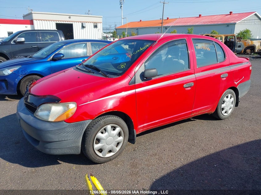 2002 Toyota Echo, Charity, IAAI, VIN JTDBT123420203229 — photo 2