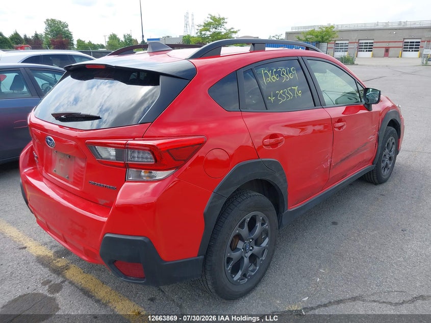 Vin: jf2gthsc0mh333576, lot: 3066373, subaru crosstrek sport 20214