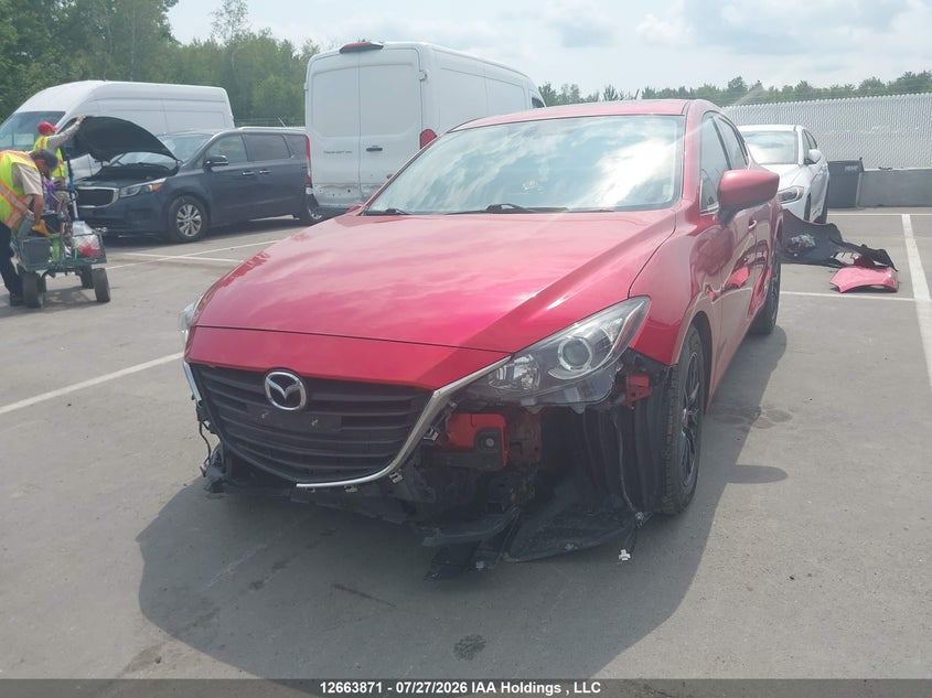 Vin: 3mzbm1l73gm303161, lot: 3066375, mazda 3 20162