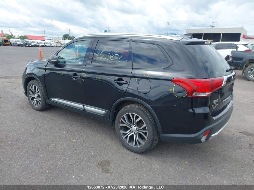 Vin: ja4jz3ax2hz612290, lot: 3066376, mitsubishi outlander se 20173