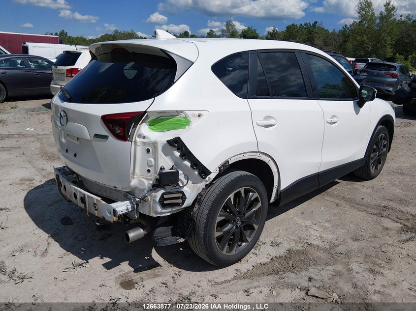 Vin: jm3ke4dy1g0796194, lot: 3066381, mazda cx-5 gt 20164